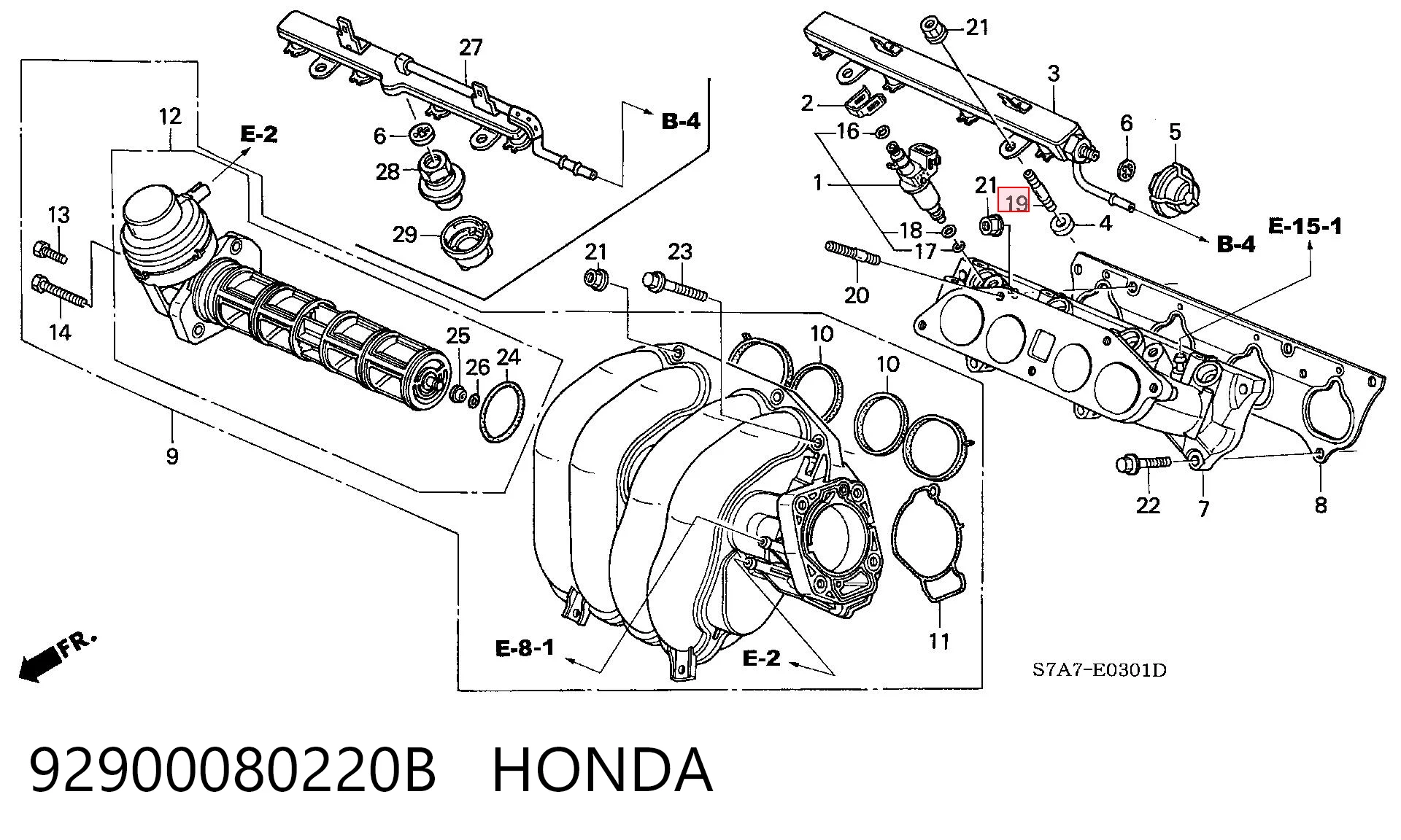 92900080220B Honda 
