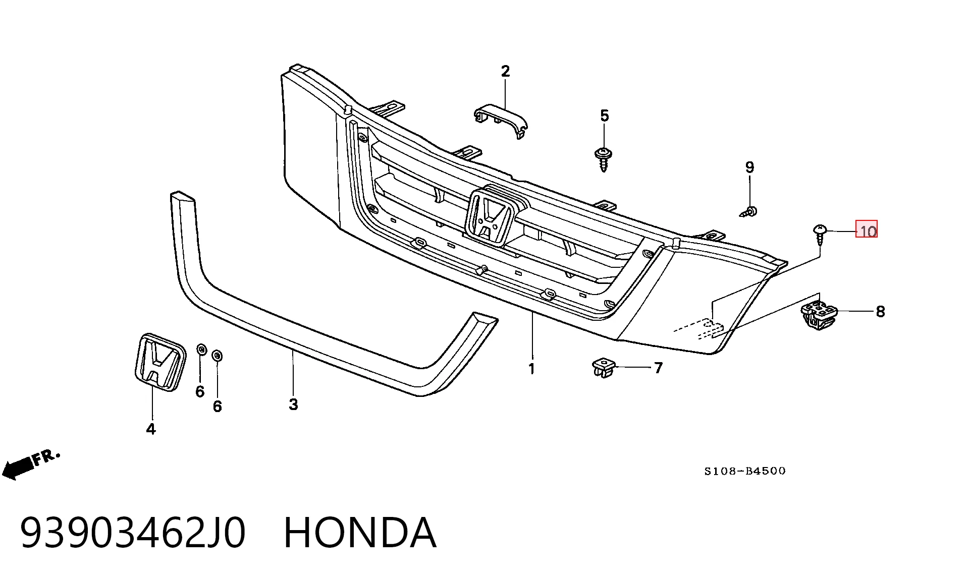 93903462J0 Honda