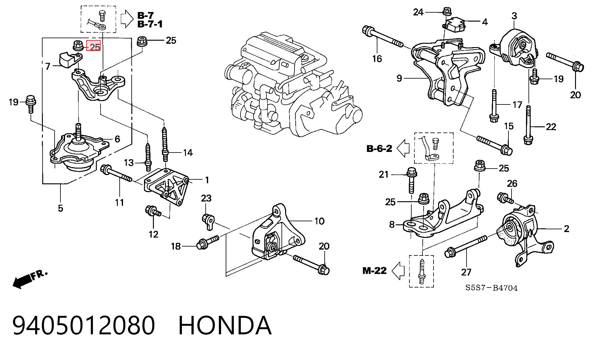 9405012080 Honda 