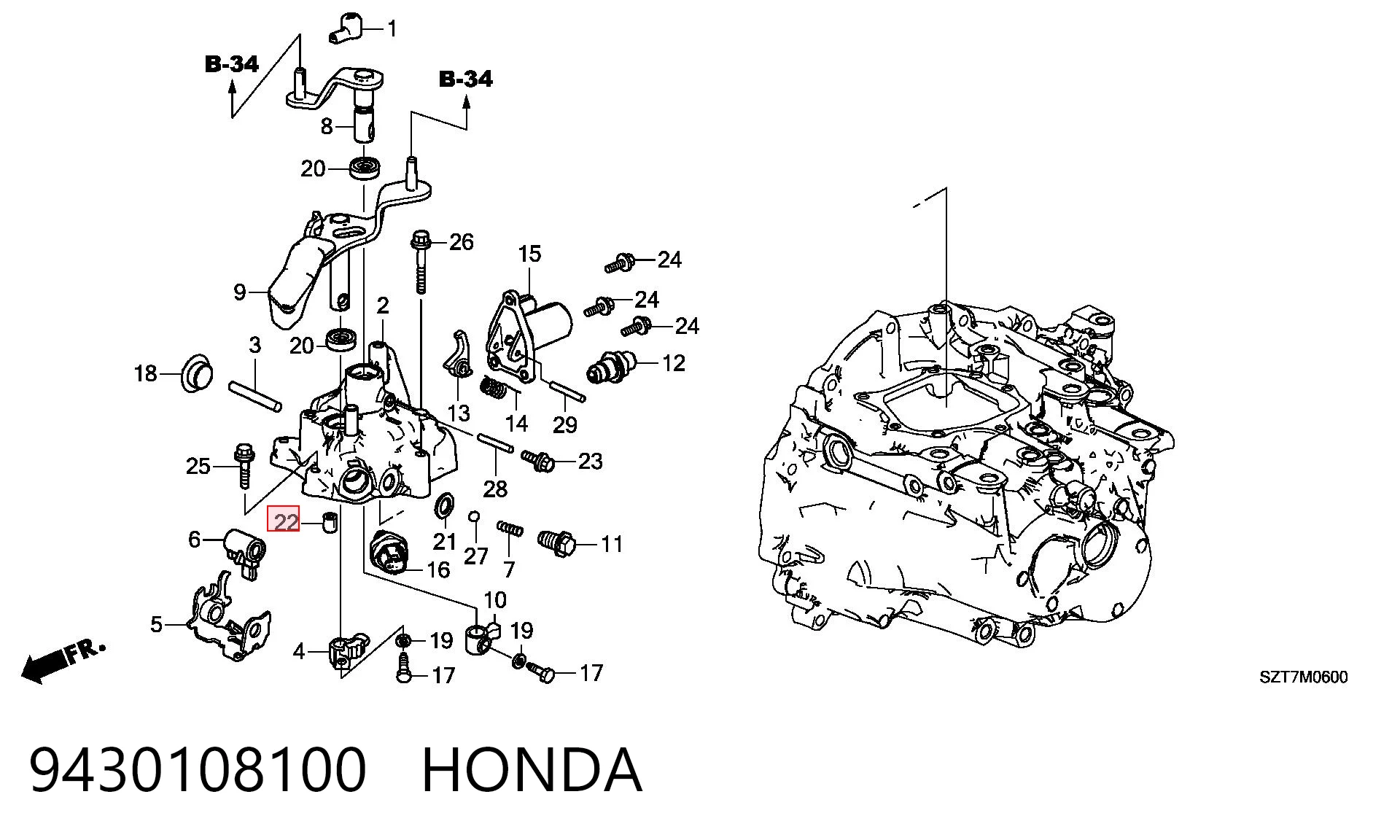 9430108100 Honda 