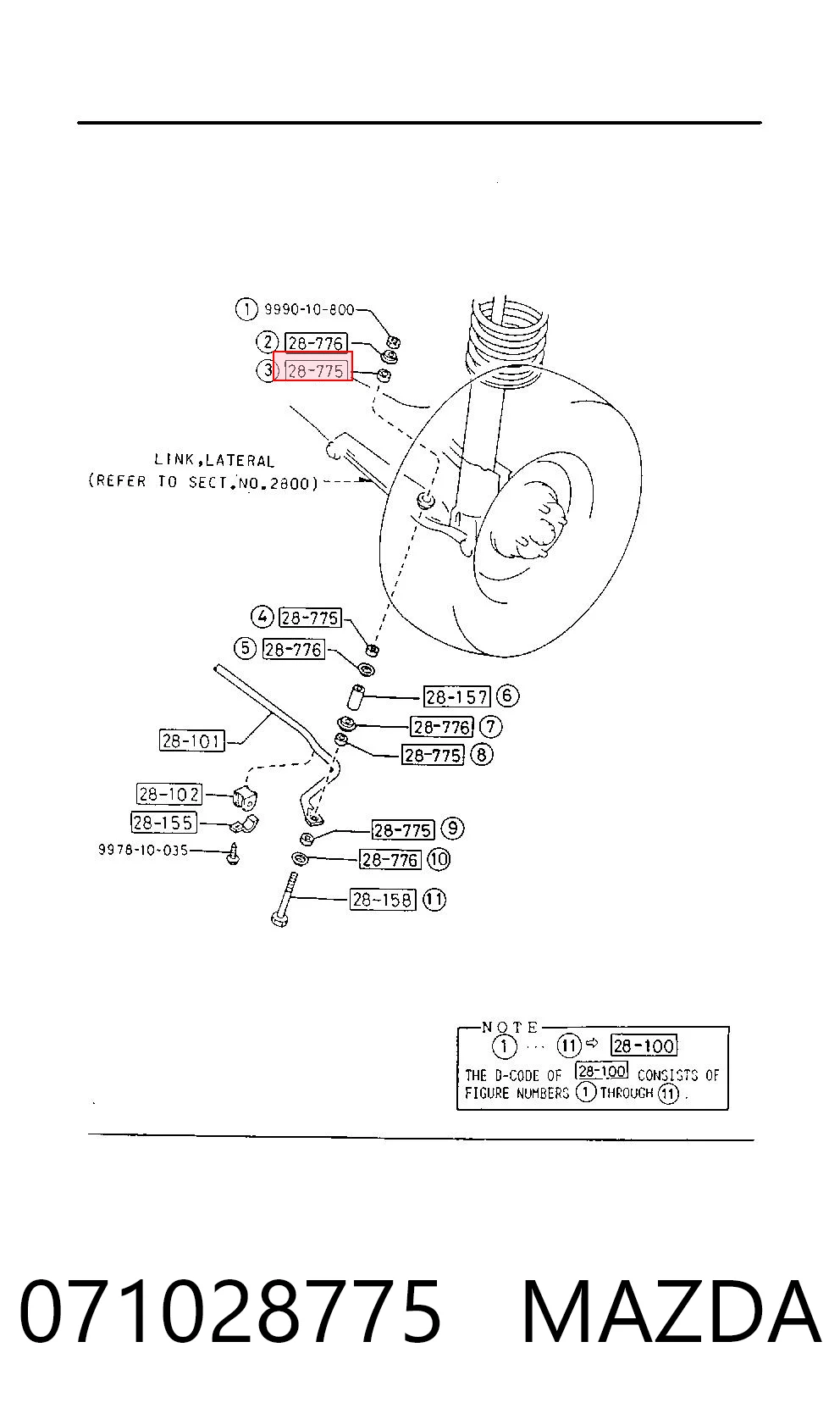 071028775 Mazda