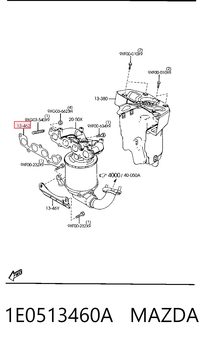 Junta colector escape Ford Focus I sedán (DFW) (1999 - 2005) precio, desde 6,02 EUR