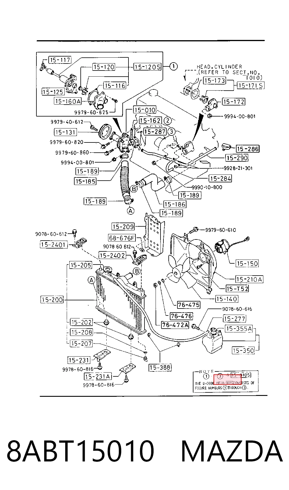  Bomba de agua Mazda 323 