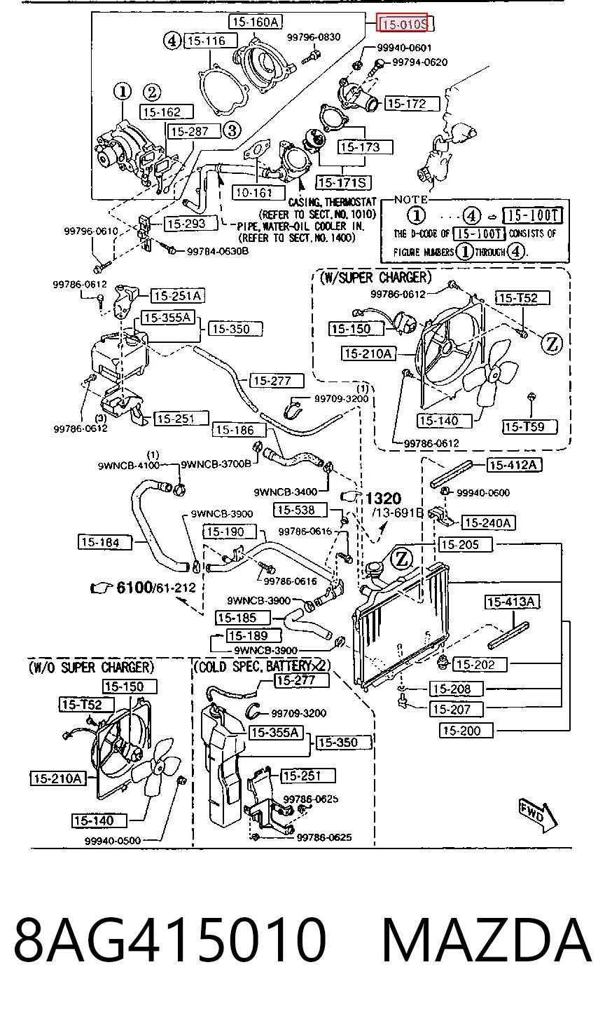 8AG415010 Mazda