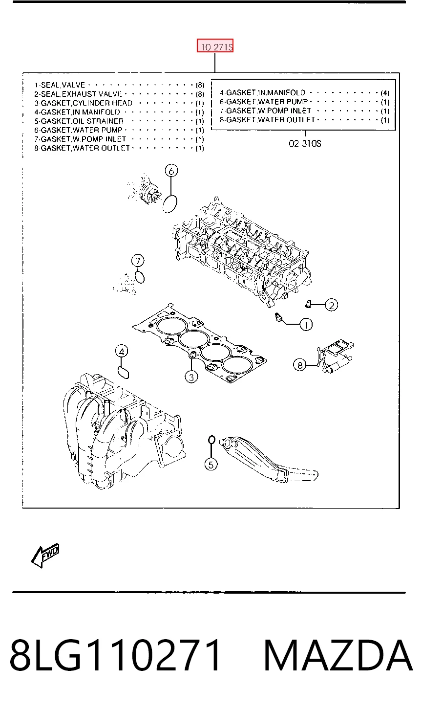 Juego juntas motor para Ford C-Max  DM2