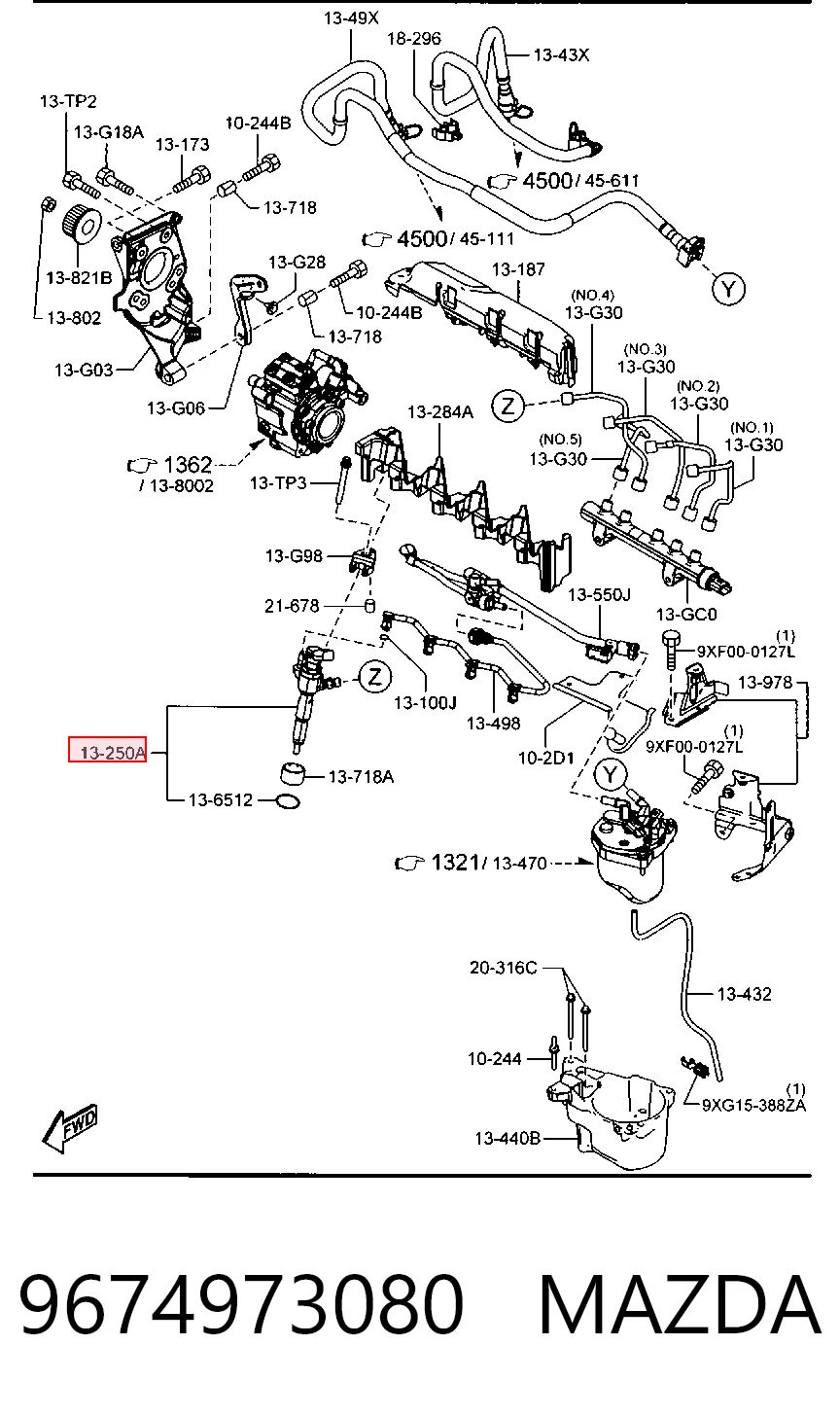 ES44595 DP Group Inyector de combustible