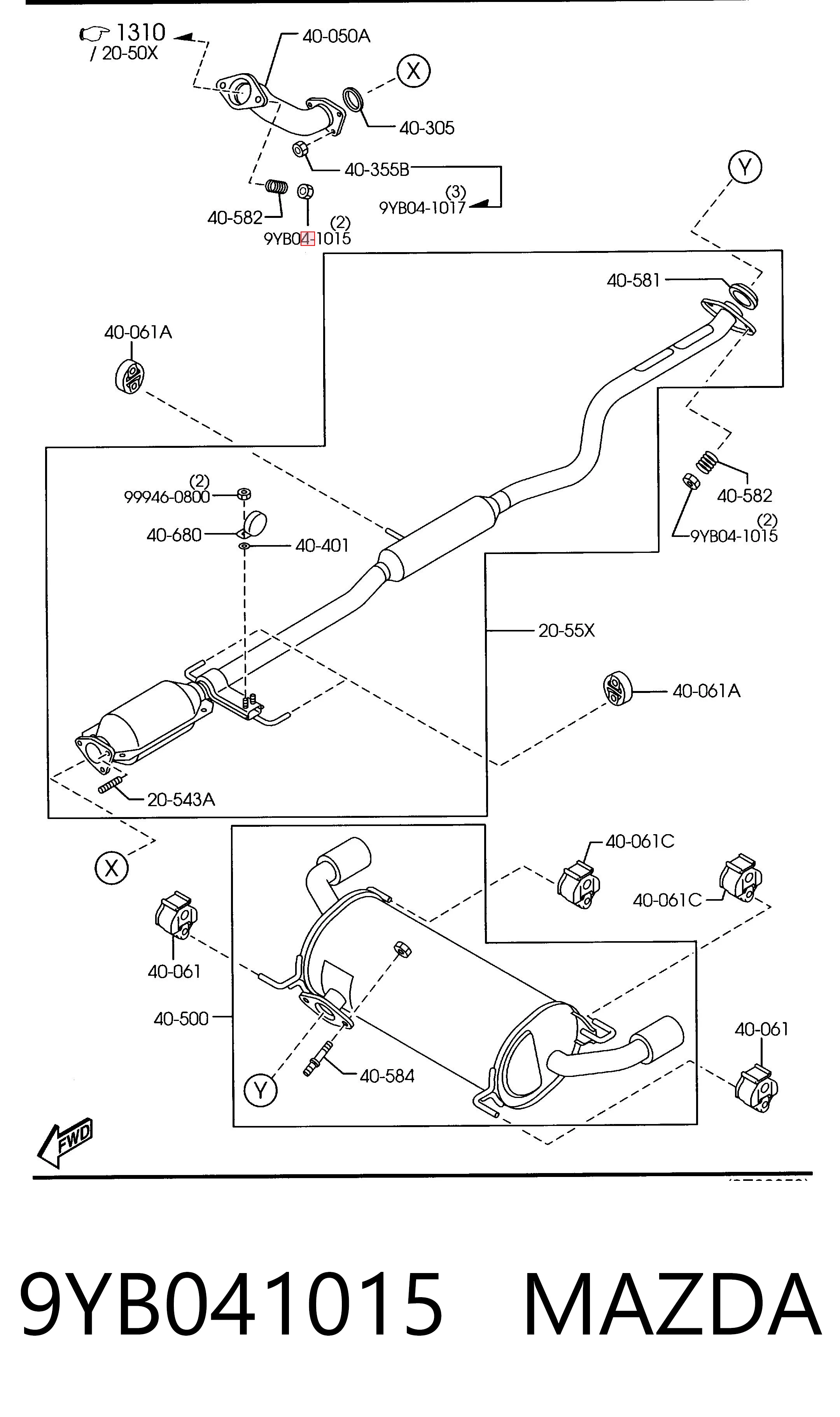 9YB041015 Mazda