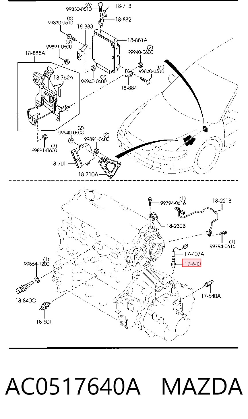 AC0517640A Mazda