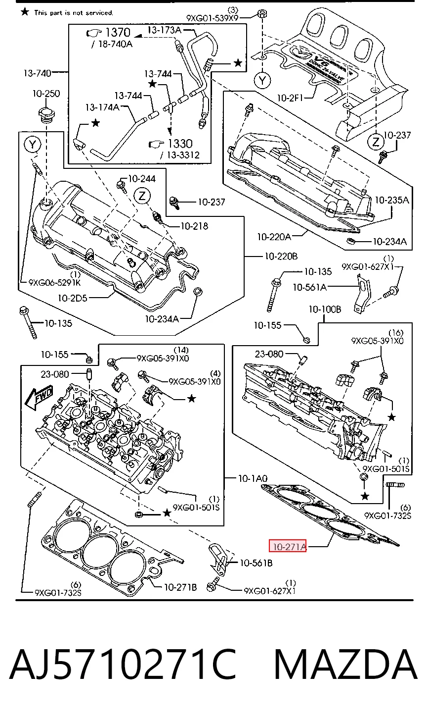 AJ5710271C Mazda