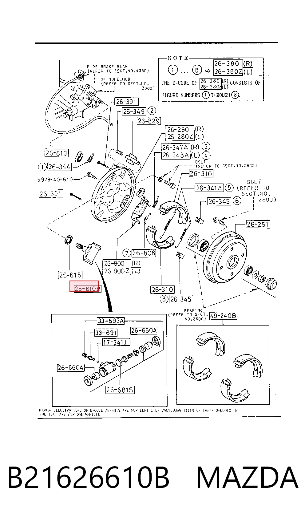 B21626610B Mazda