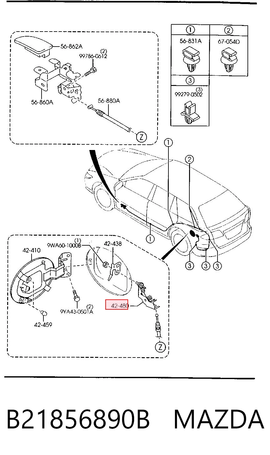 B21856890B Mazda