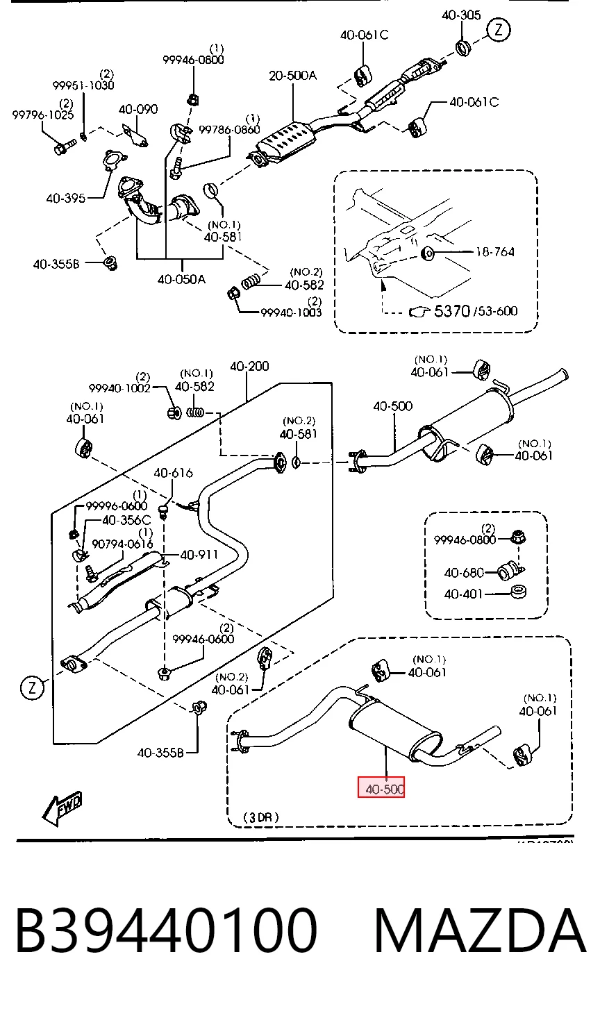 Comprar Silenciador trasero Mazda 323 F V BA
