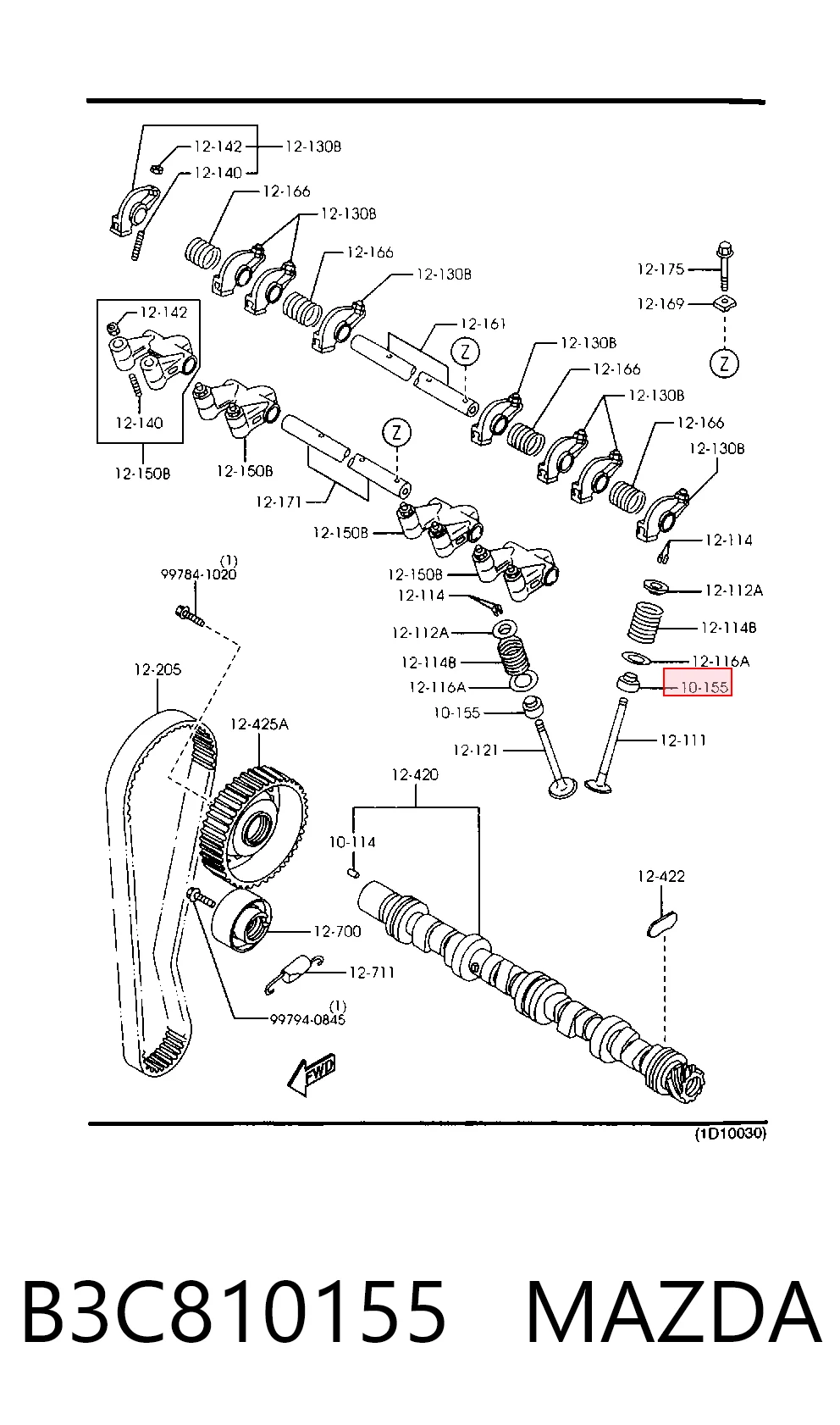 B3C810155 Mazda