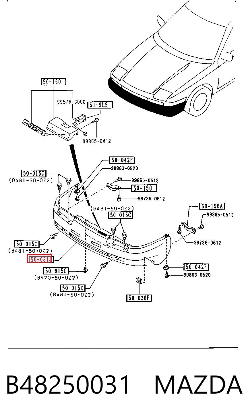 Comprar Parachoques delantero Mazda 323 IV BG a bajo precio