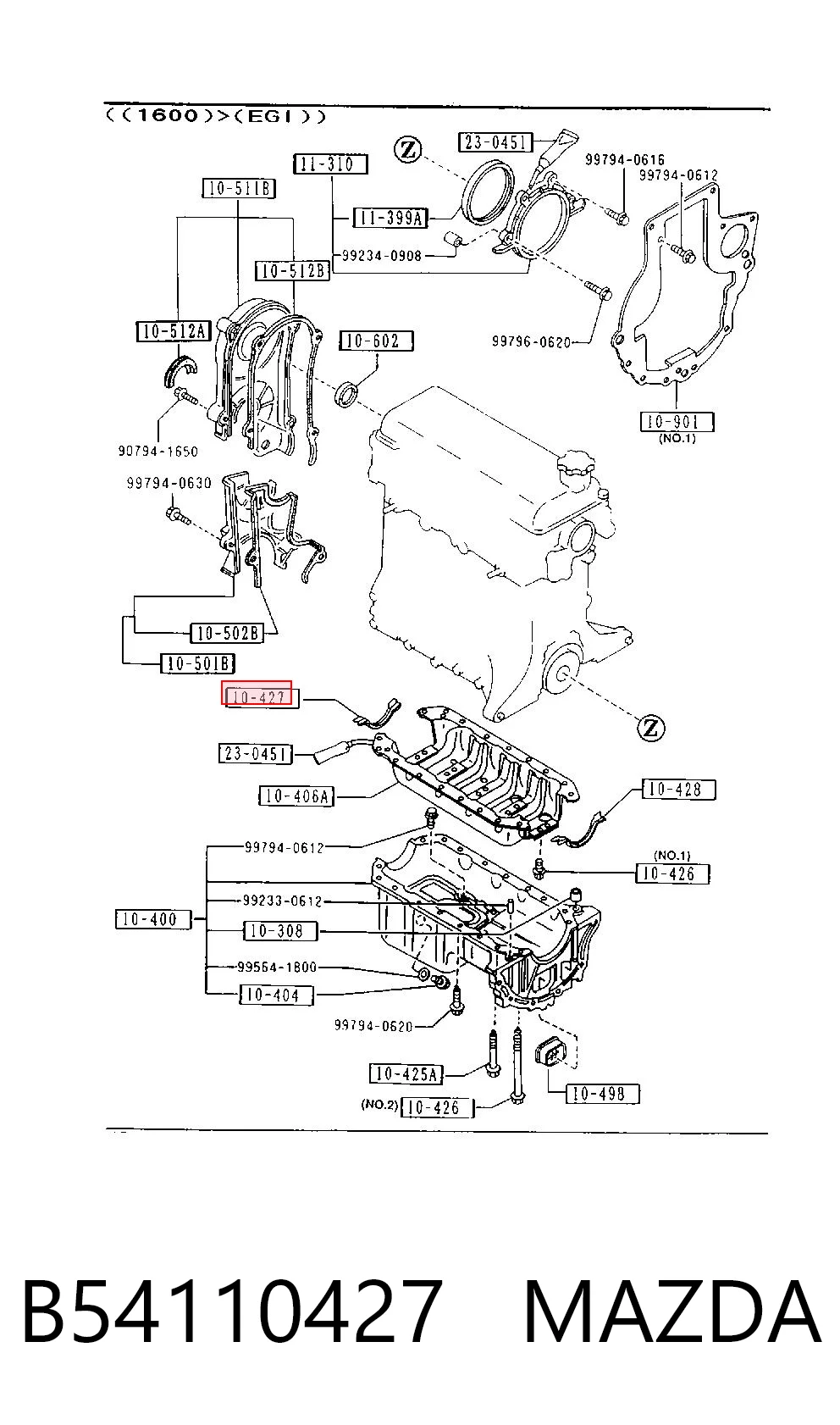 B54110427 Mazda