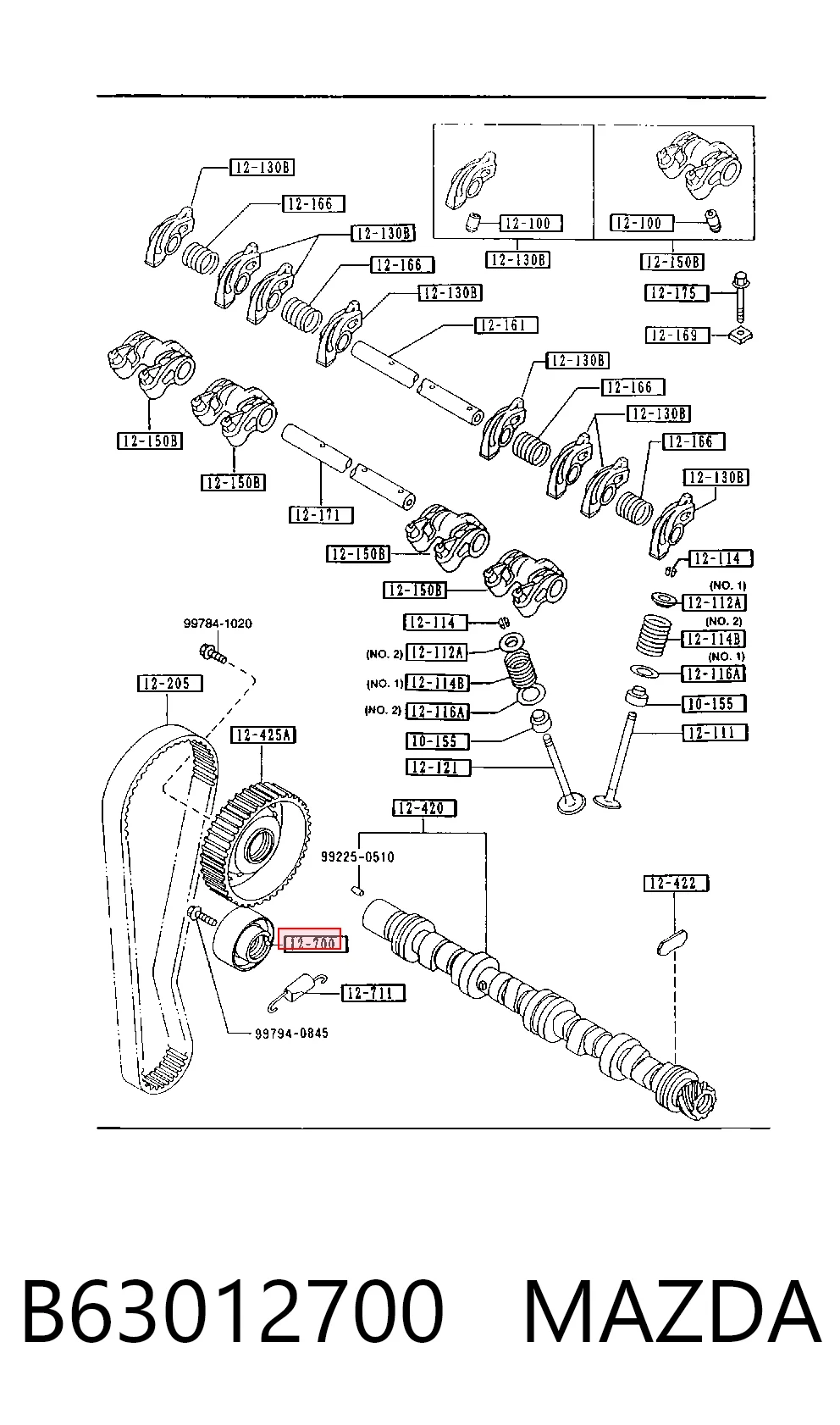 B63012700 Mazda
