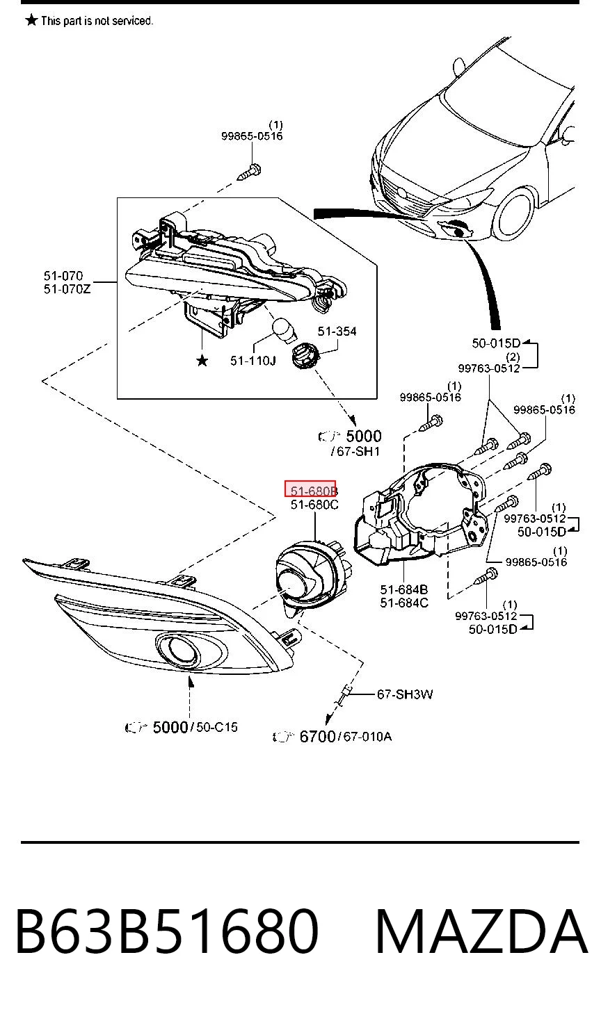 B63B51680 Mazda