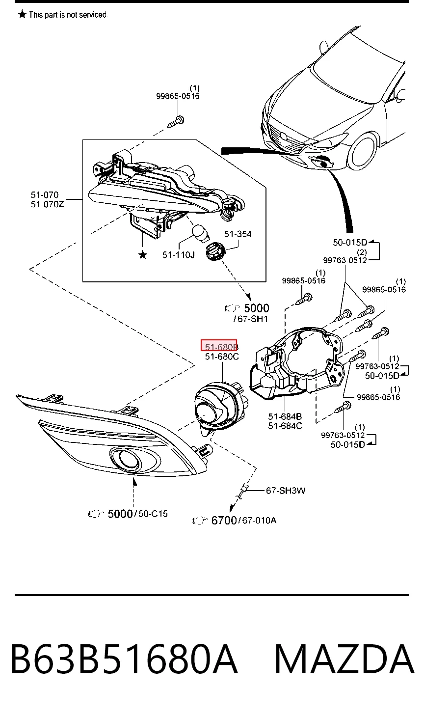 B63B51680A Mazda