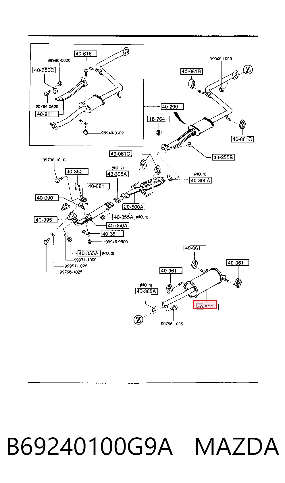 Comprar Silenciador trasero Mazda 323 F IV BG