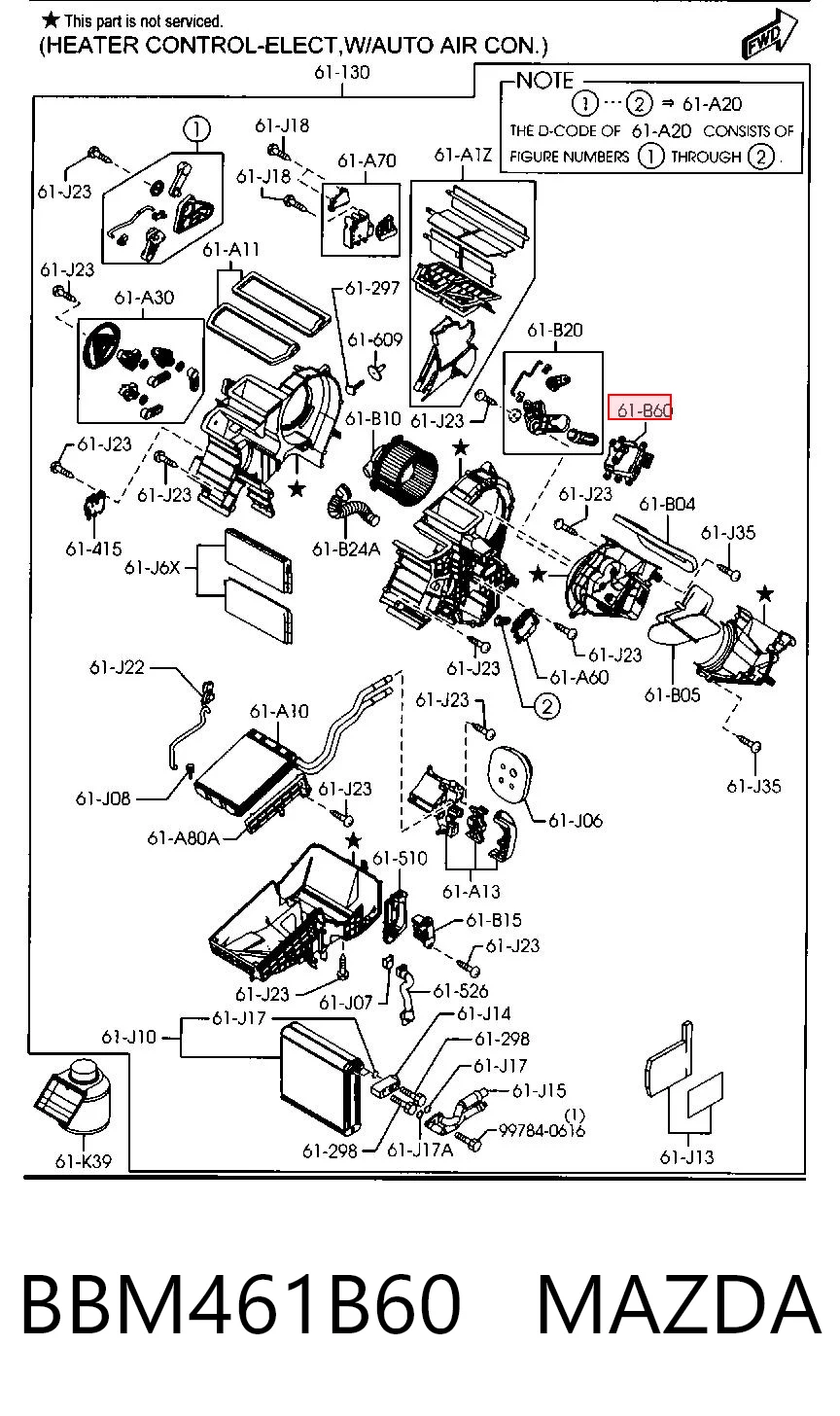 BBM461B60 Mazda