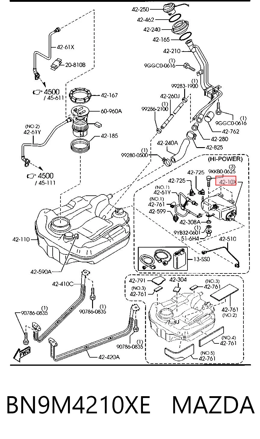 Deposito AdBlue para Ford Focus CA5