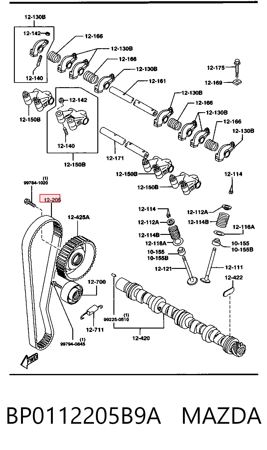 BP0112205B9A Mazda