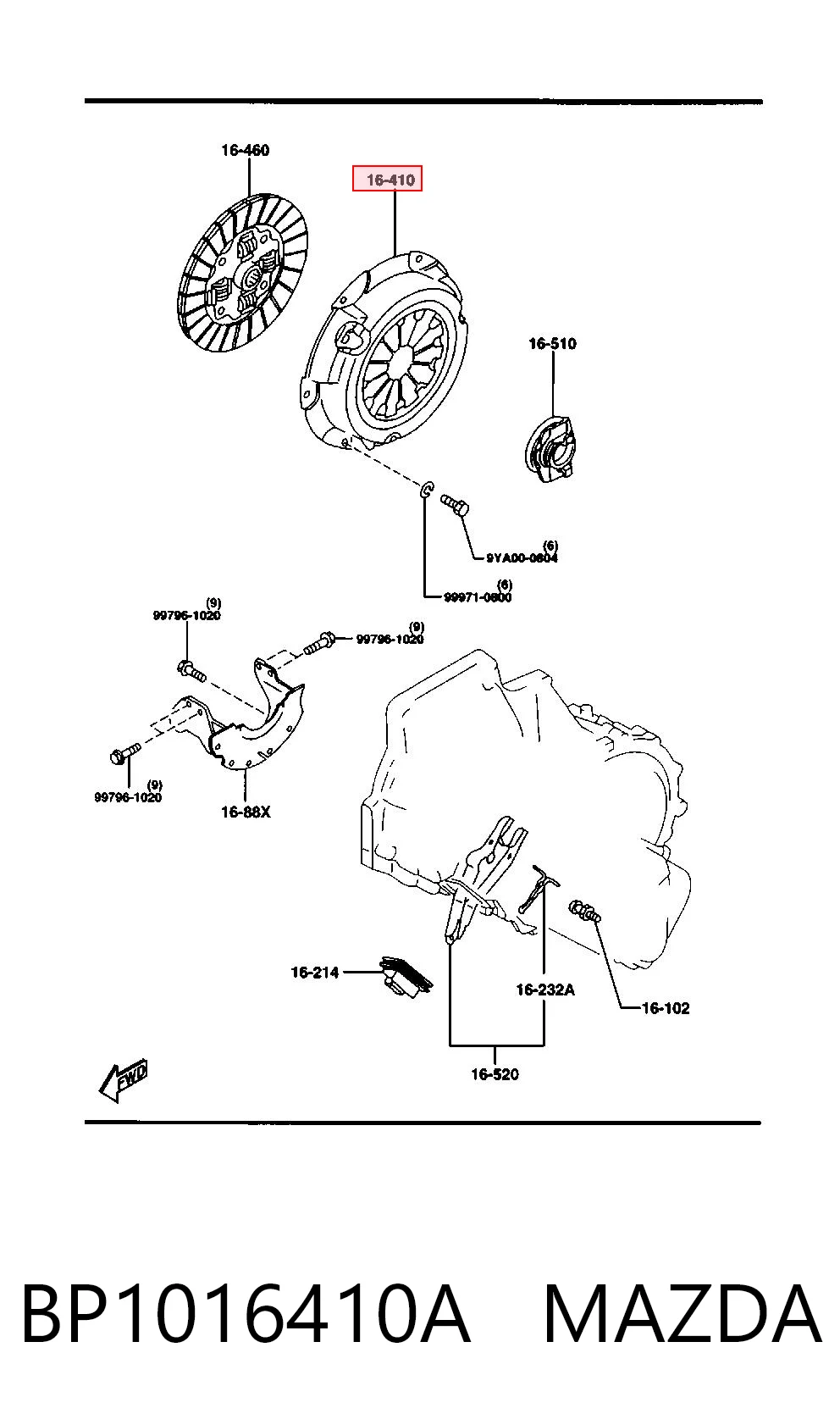 BP1016410A Mazda