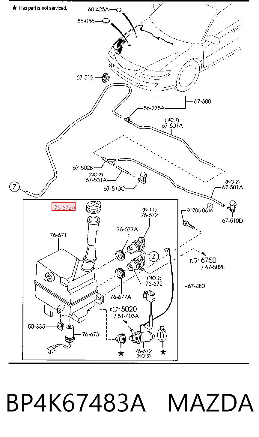 BP4K67483A Mazda