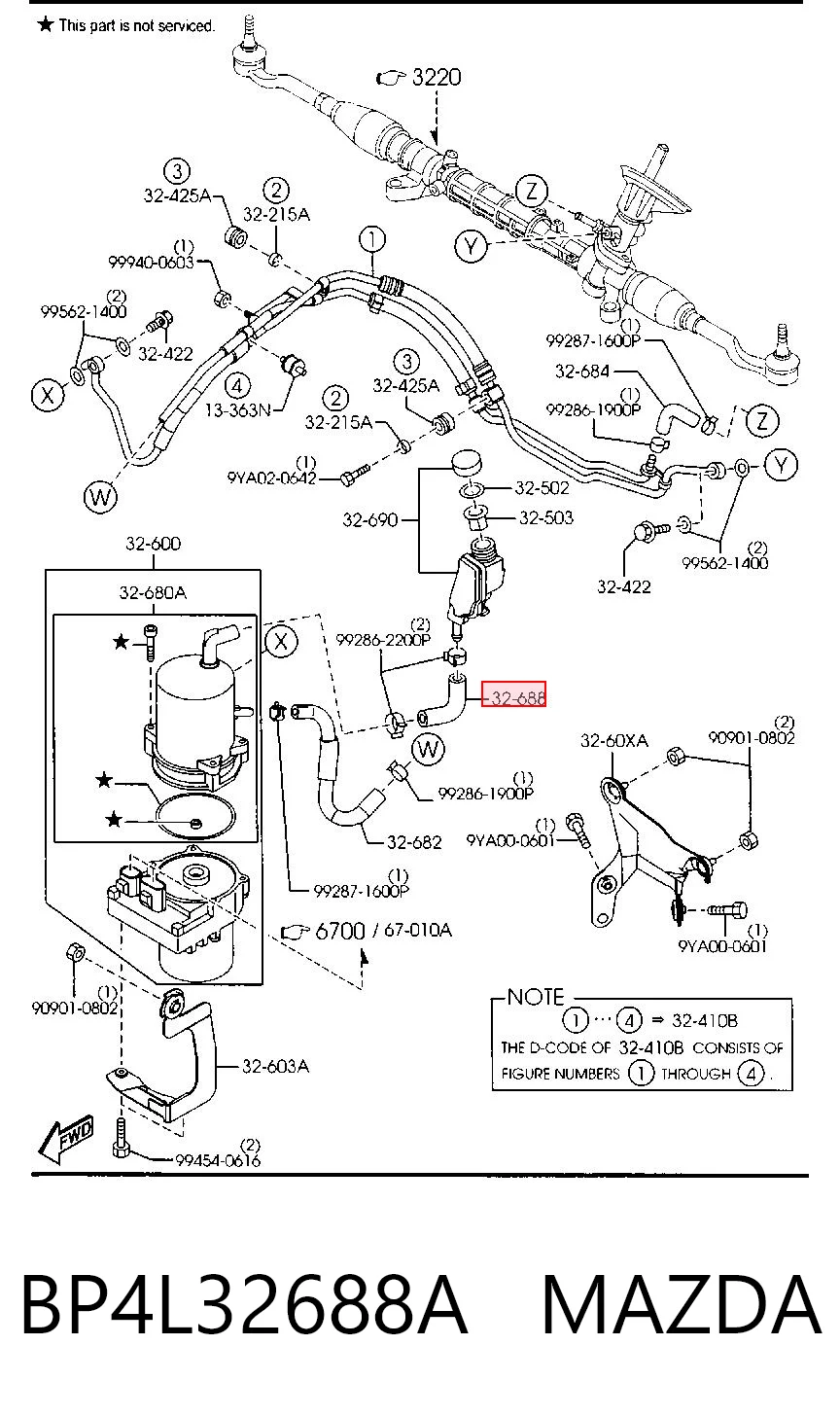 BP4L32688A Mazda