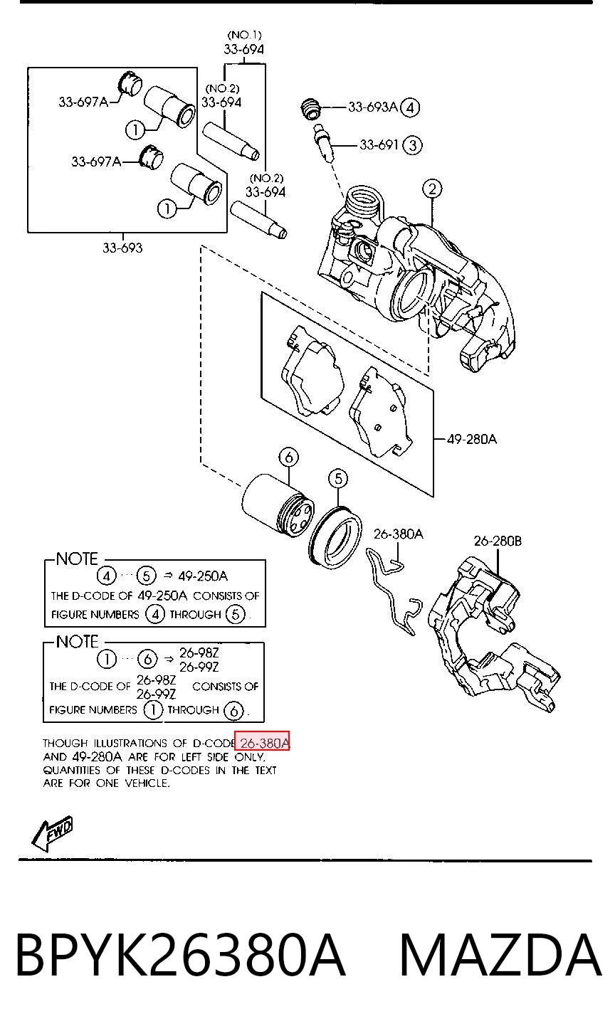 BPYK26380A Mazda