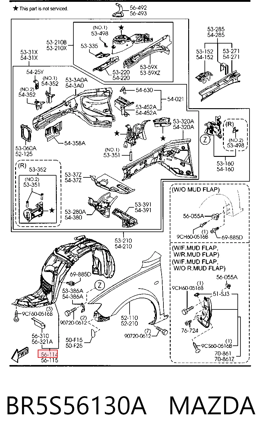 BR5S56130A Mazda