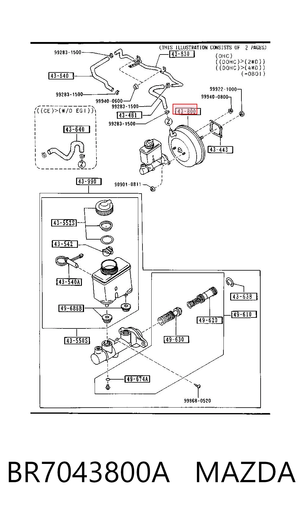 Servofreno para Mazda 323 BG