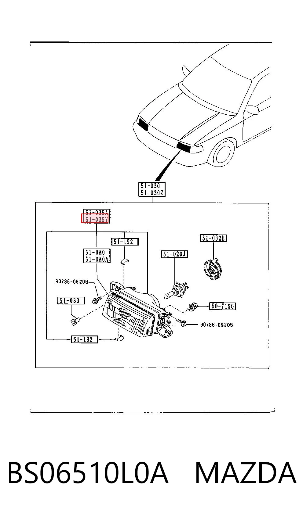 Comprar Faro izquierdo Mazda 323 IV BG a bajo precio