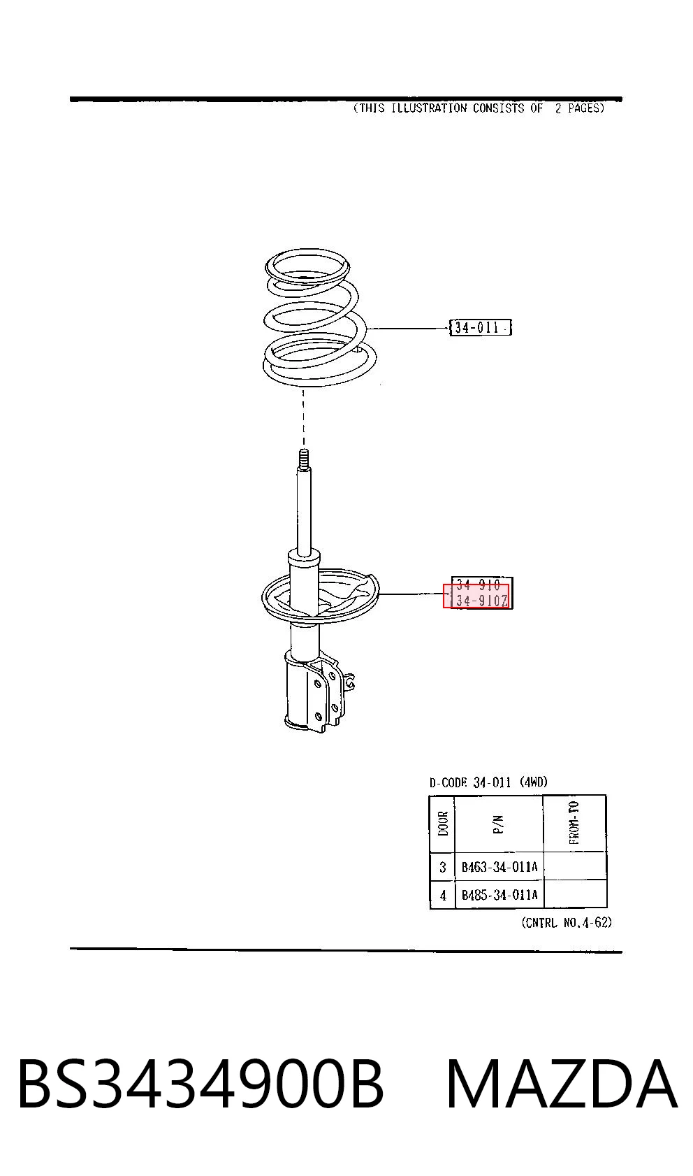 BS3434900B Mazda