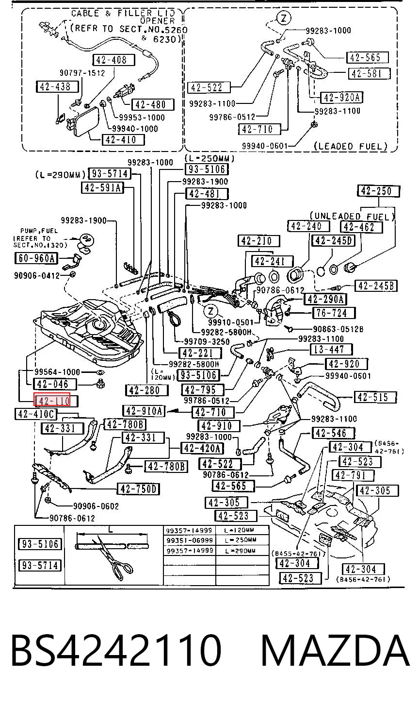 Comprar Depósito de combustible Mazda 323 IV BG a bajo precio
