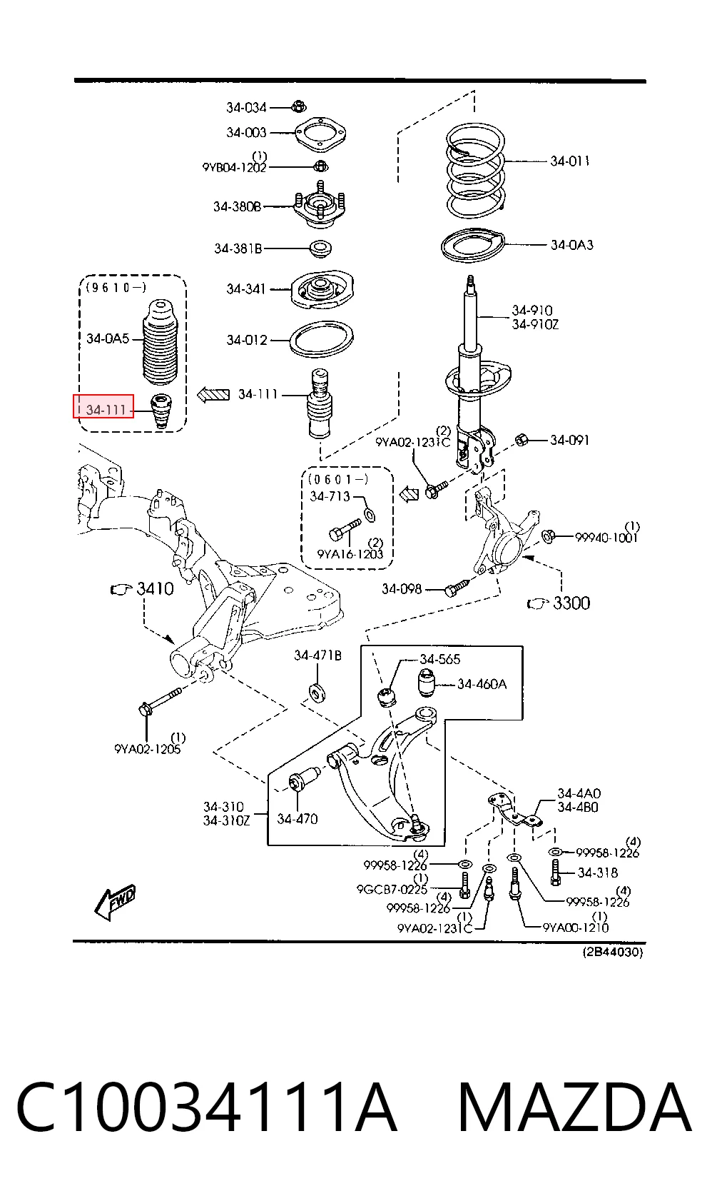 C10034111A Mazda