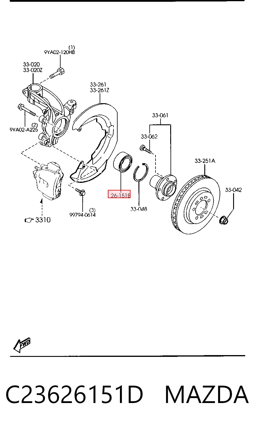 C23626151D Mazda