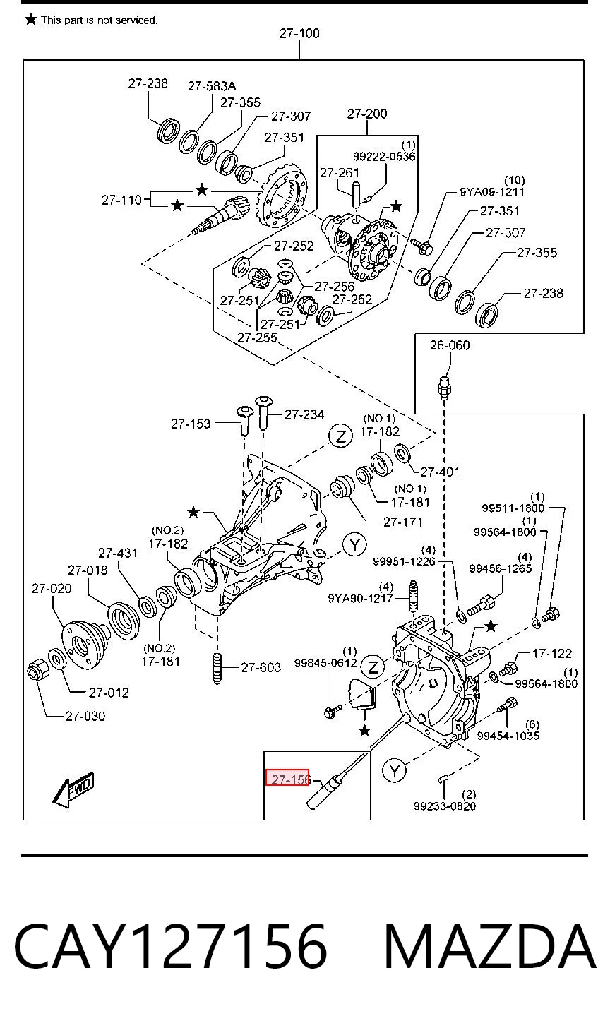 CAY127156 MAZDA