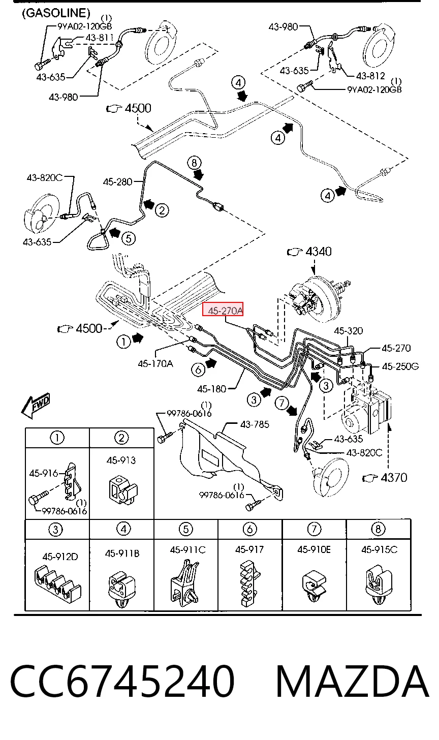 CC6745240 Mazda