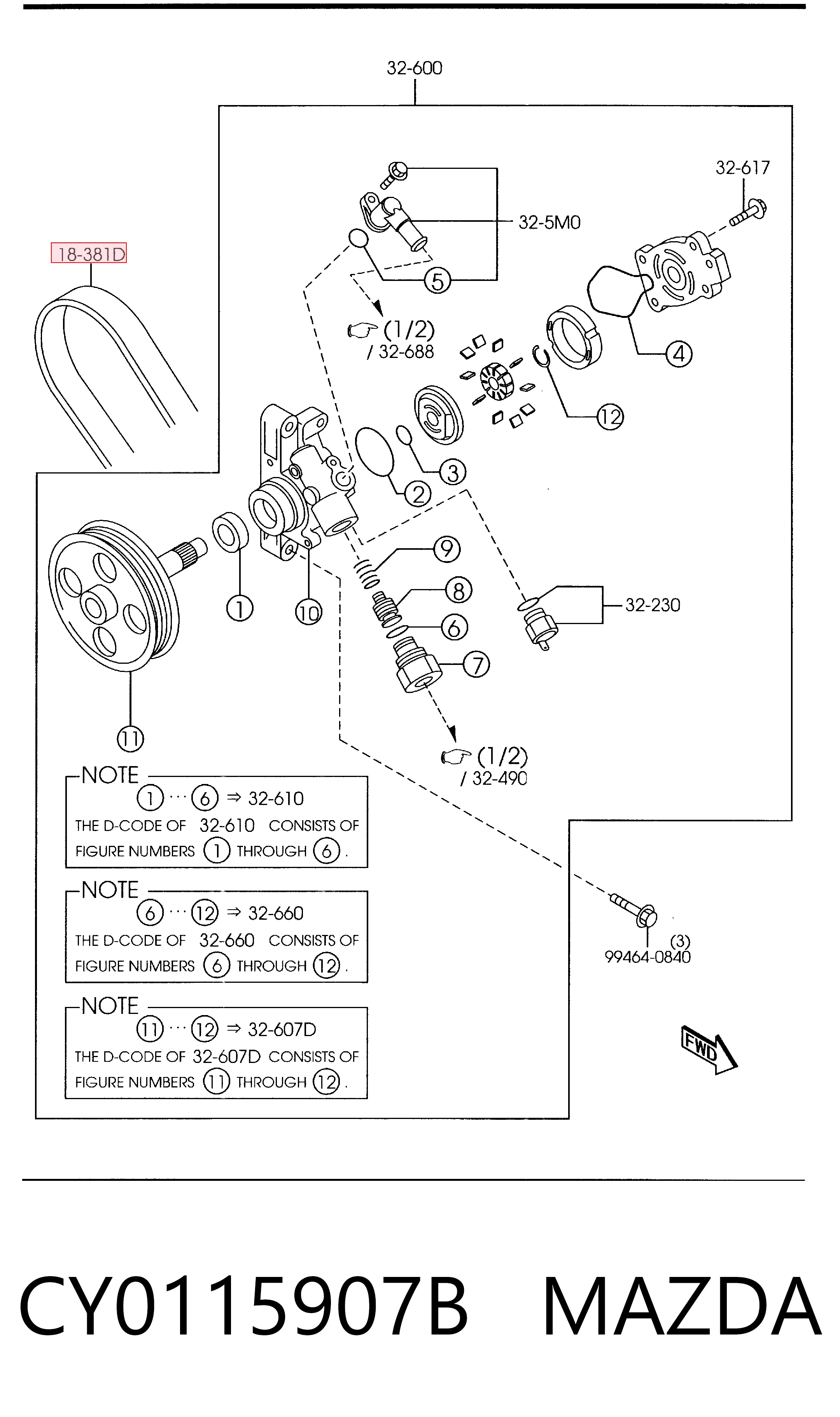 CY0115907B Mazda