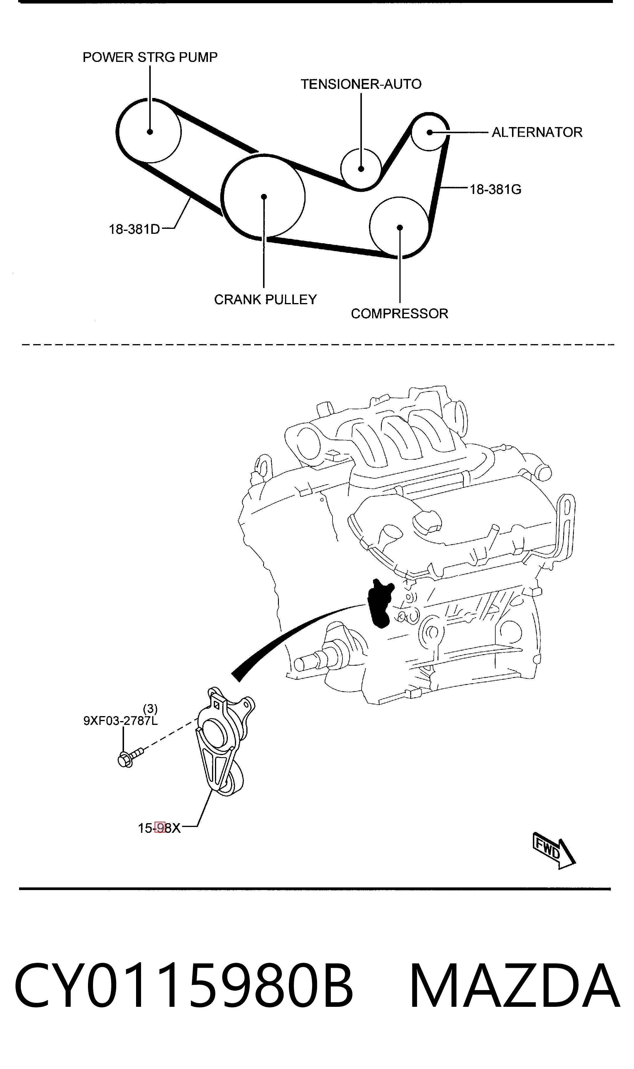 CY0115980B Mazda