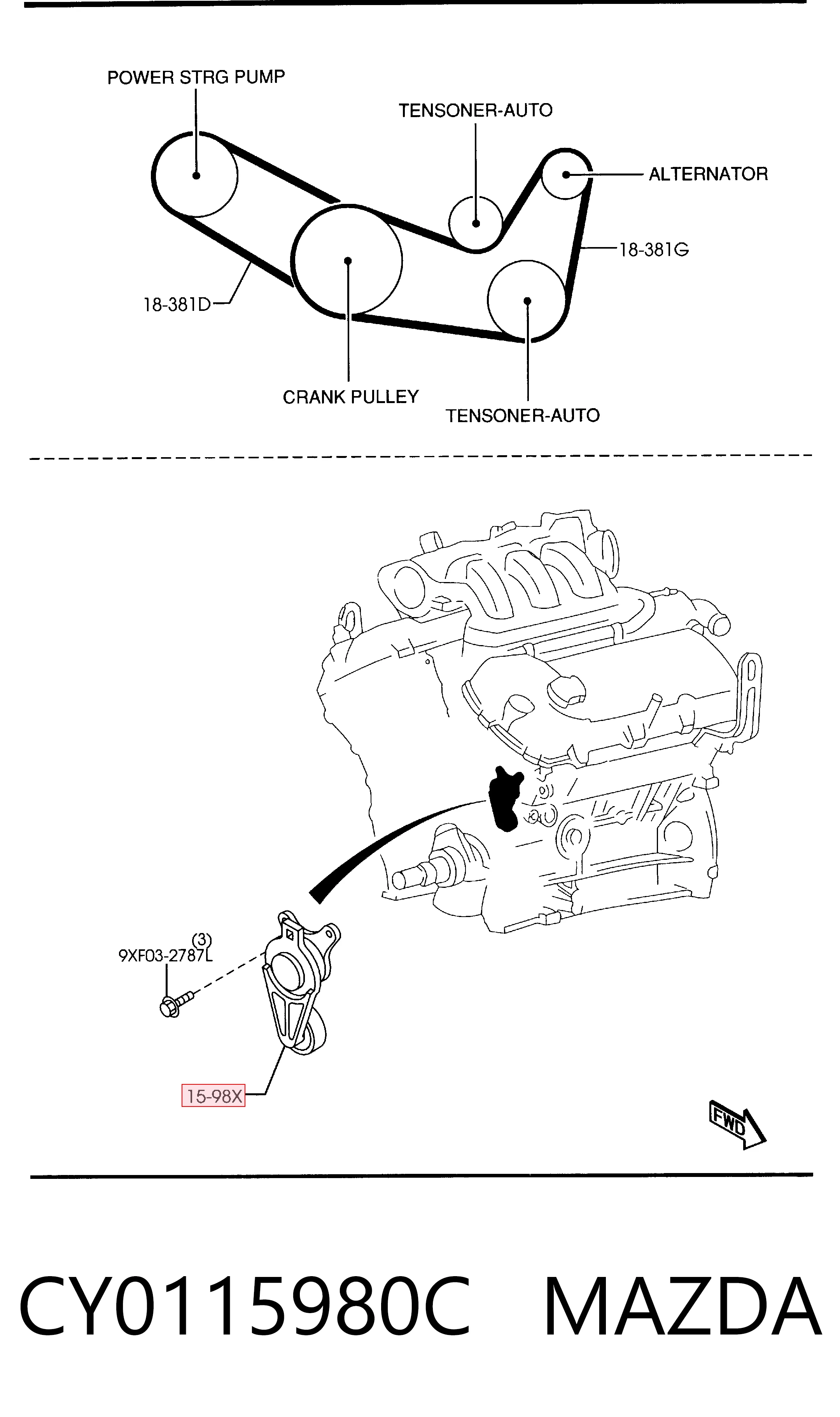 Tensor de la correa trapecial Ford Explorer SUV (U5) (2011 - 2019) precio, desde 39,42 EUR