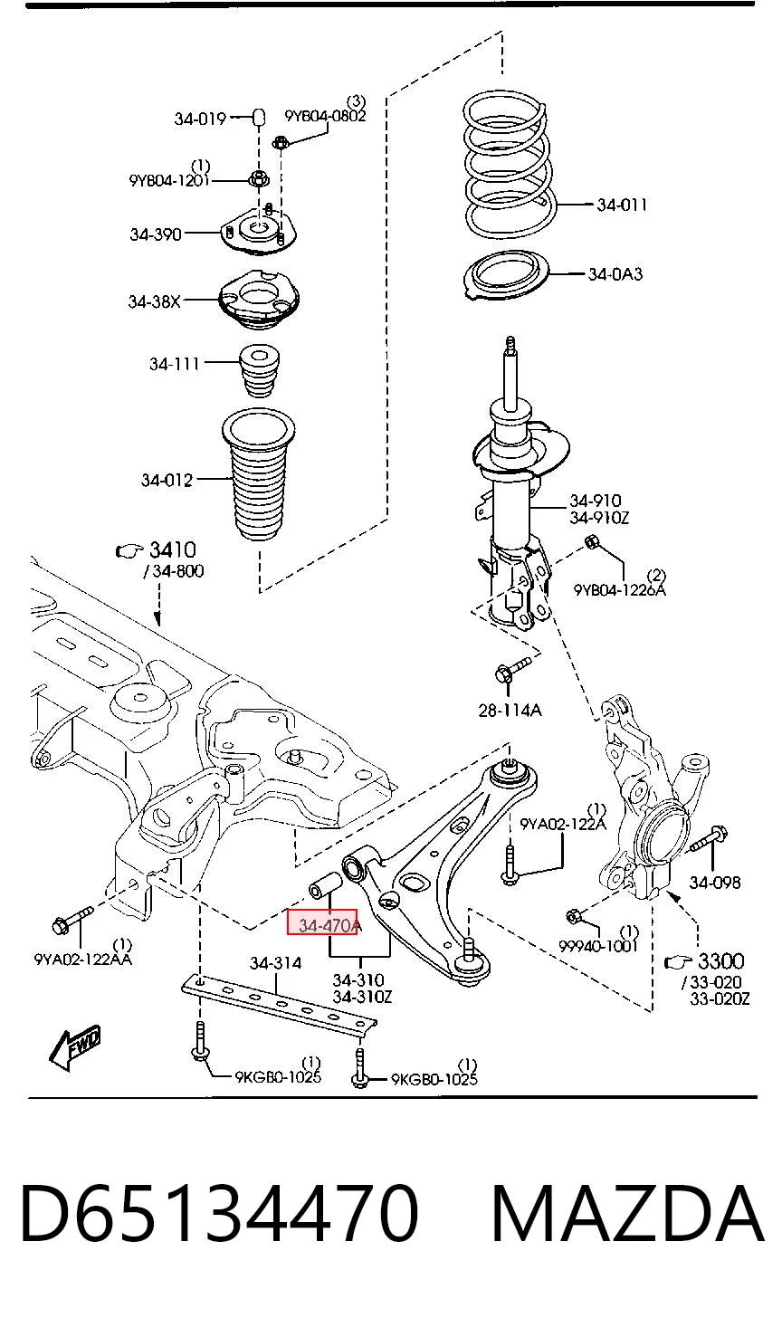 D65134470 Mazda