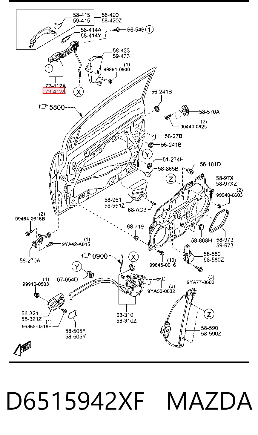 D6515942XF Mazda