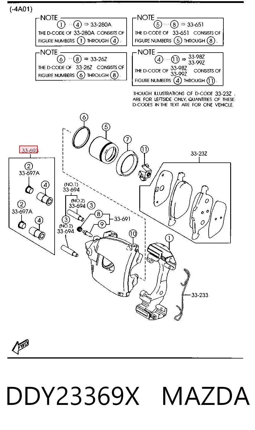 Kit de reparación de pinzas de freno para Audi A4 8D2