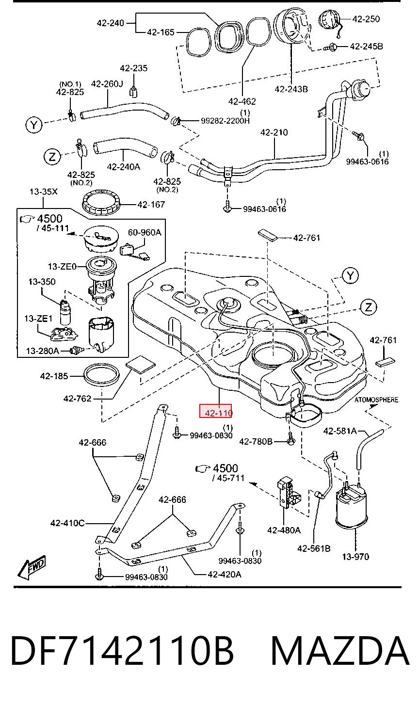 Comprar Depósito de combustible Mazda 2 DE a bajo precio