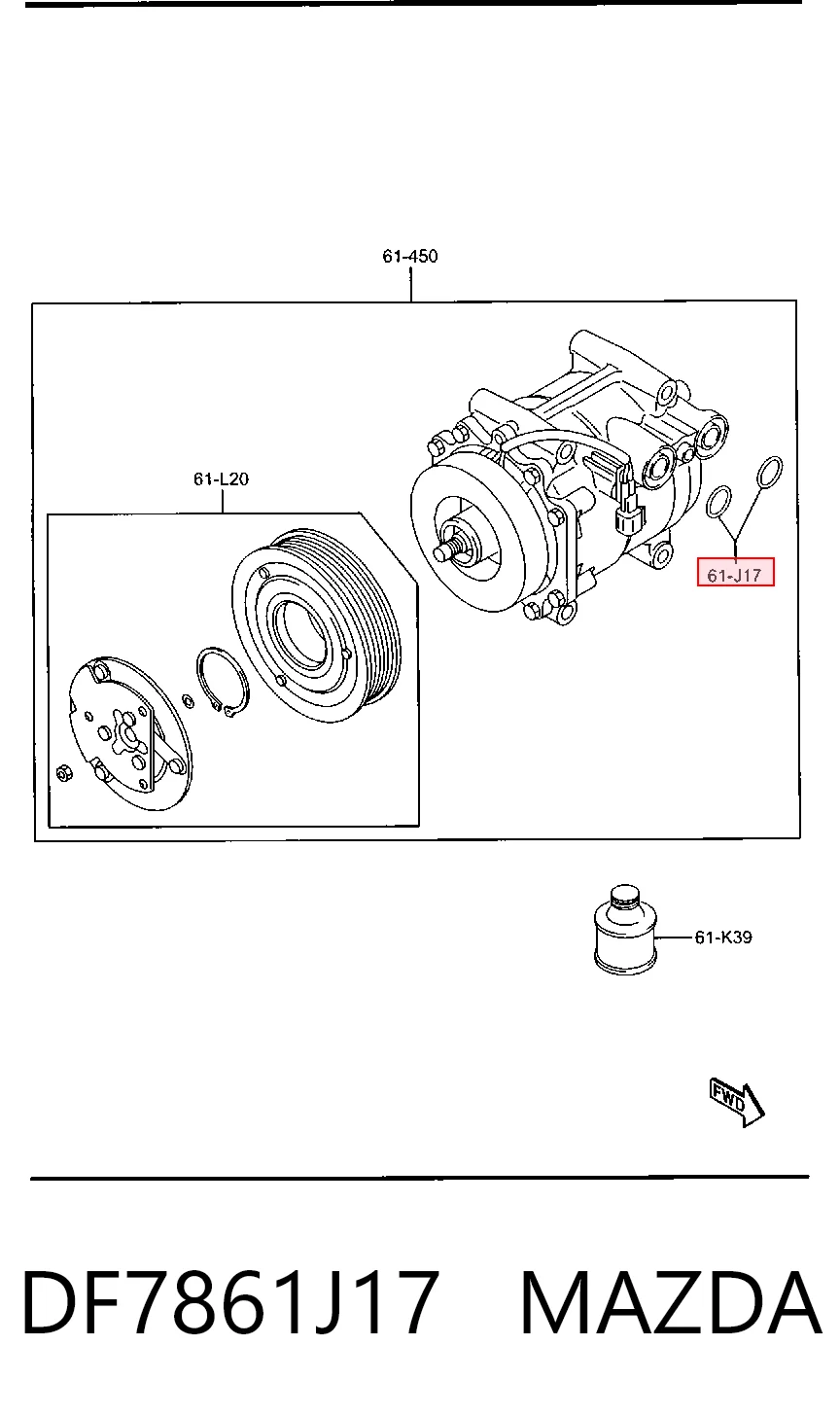 DF7861J17 Mazda