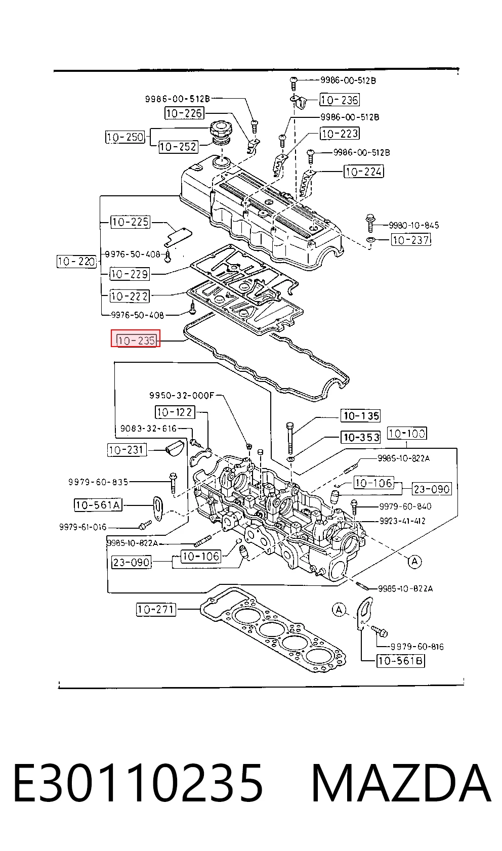 Comprar 5013077 Ford Junta de tapa de balancines