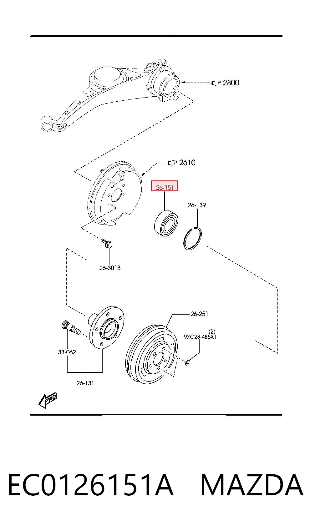 EC0126151A Mazda