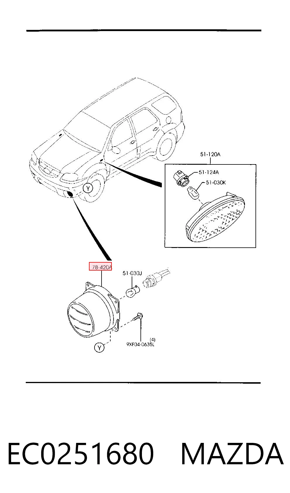 EC0251680 Mazda